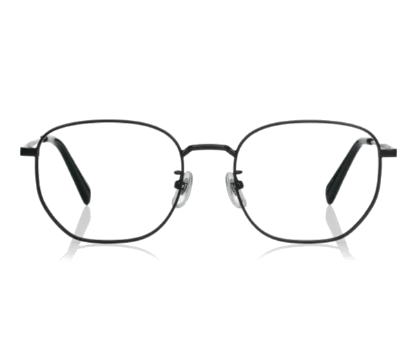 Black frame glasses 01